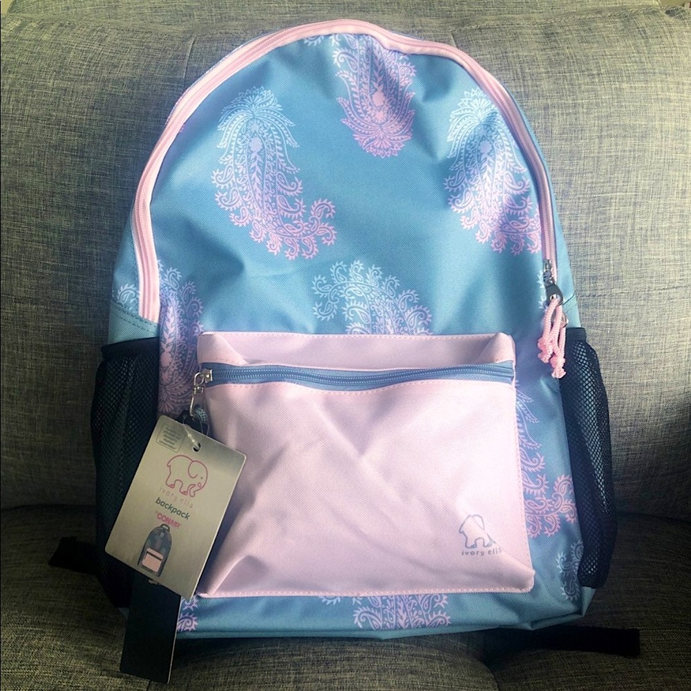 Ivory Ella Lovely Paisley backpack, limited edition, new with tags.